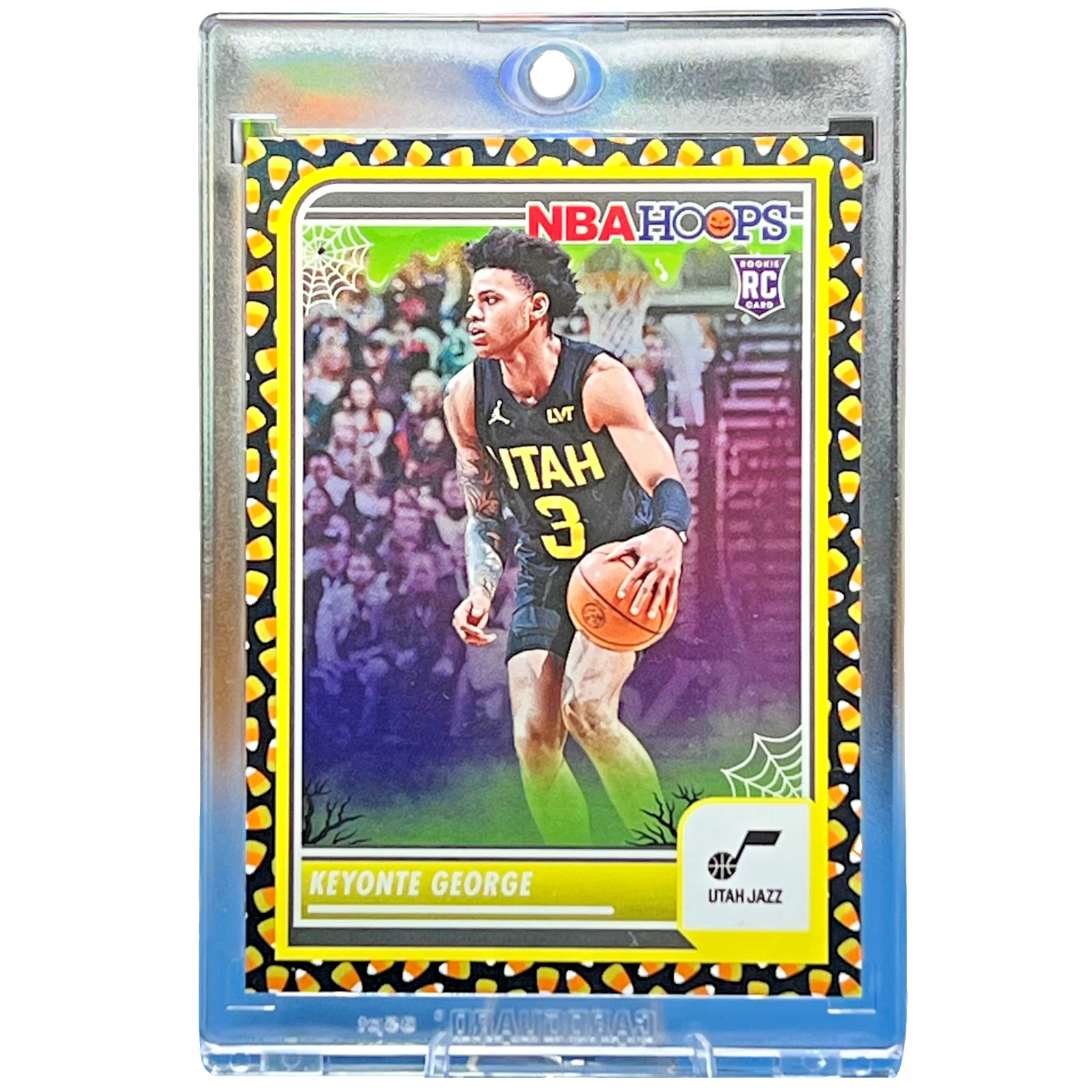 2023-24 Haunted Hoops Keyonte George Candy Corn Holo 98 | CASE HIT Rookie SSP 🎃