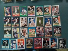 San Diego Padres- 29 Card Lot- Garvey, Santiago, Hawkins, Roberts, Cora - RC