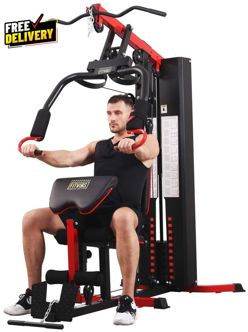 LX750 Multifunctional Home Gym System 122.5 lb Weight Stack One Station&hellip;