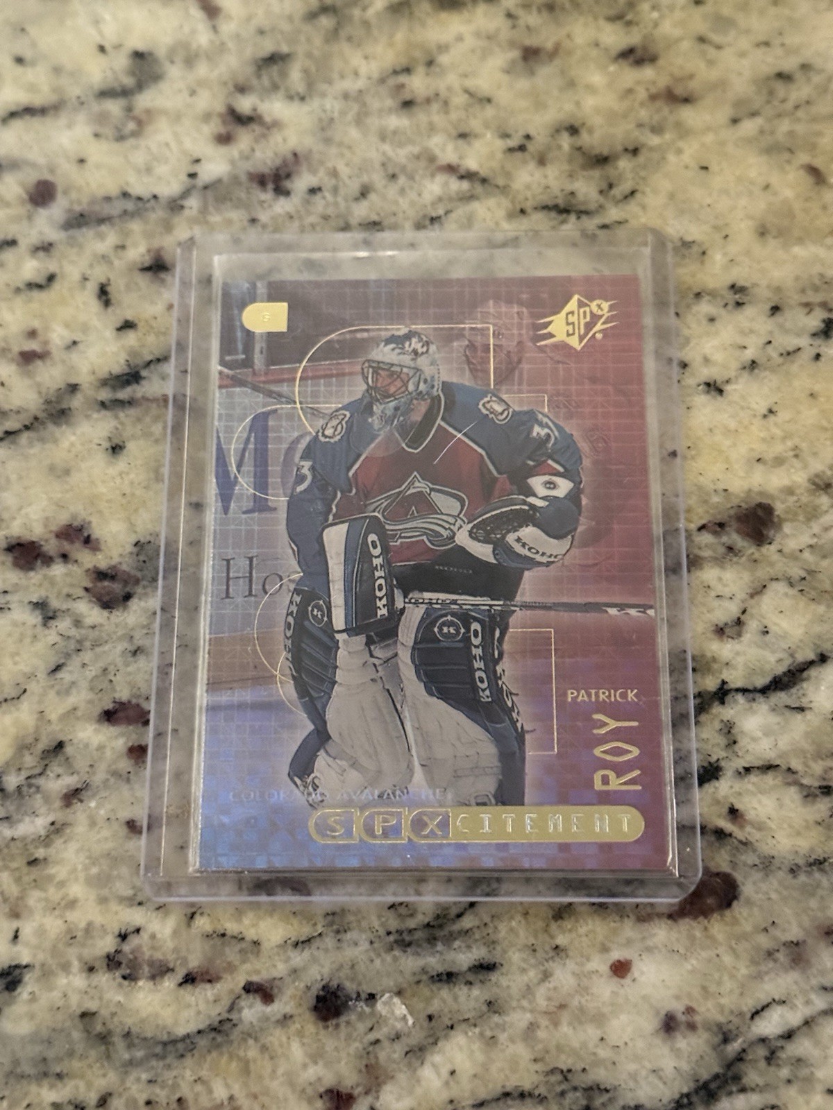 1999-00 Upper Deck SPx Patrick Roy SPxcitement Insert #X2 Colorado Avalanche⁠