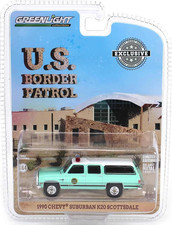 Chevrolet Suburban K20 Scottsdale 1990 US Border Patrol 1:64 Greenlight 30513