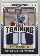 2023 Panini Rookies & Stars Cross Training Prime 38/49 Stetson Bennett IV 0w3