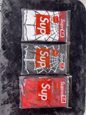 Size Small FULL SET Supreme Hanes Spider-Man Boxer Briefs 3 Pack Red Black White