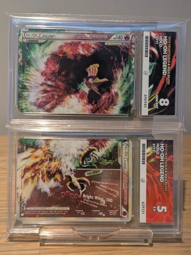 Pokemon TCG - Ho-Oh Legend #111 & #112 - 2010 HG & SS - Ace 8, 5