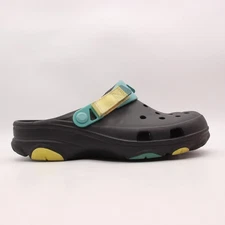 Crocs Unisex-Adult All Terrain Men 10 Women 12 Clogs Adjustable Heel Strap Black