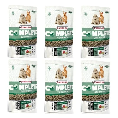 VERSELE-LAGA Versele Laga Complete Cuni Sensitive Rabbit Food 6 x 500g - RABBIT FEED