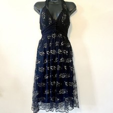 Y2K Forever Fairy Grunge Dress S Whimsigoth Celestial Dark Romantic Lace Floral