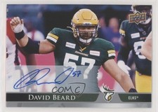 2021 Upper Deck CFL Auto David Beard #13 Auto 2oz