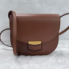 Celine Trotter Brown Smooth Calfskin Gold Ton...