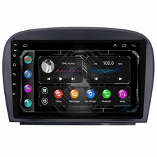 9"F&uuml;r Mercedes Benz SL R230 SL350 SL500 Wireless CarPlay Android14 Autoradio GPS