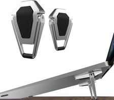 Portable laptop stand ergonomic cooling riser