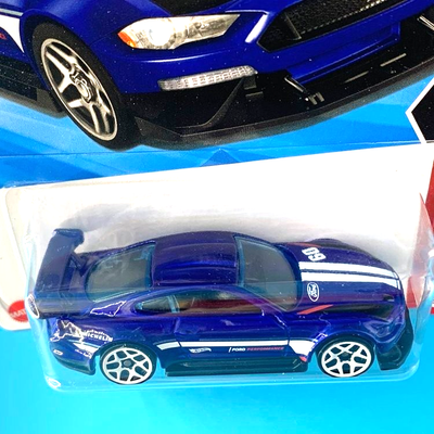 HOT WHEELS 2025 CUSTOM '18 FORD MUSTANG GT BLUE 211/250 HYY94