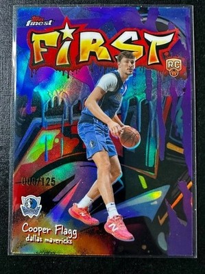 2025-26 Topps FINEST Cooper Flagg FIRST Purple Refractor RC Rookie
