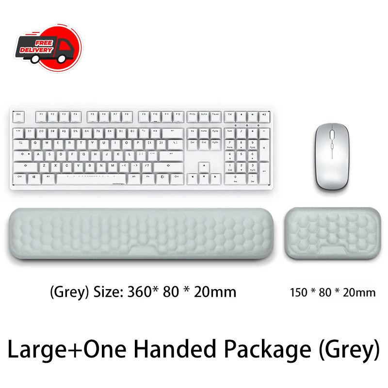 Keyboard & Mouse Wrist Rest Pad Set-Gel Support Cushion with