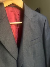 Loro Piana Australis Charcoal Suit - 40 R - Made in Europe by Leonard Jay