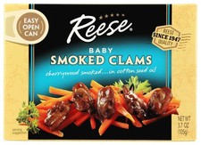 Reese Smoked Baby Clams, 3.66 oz Pack of 5