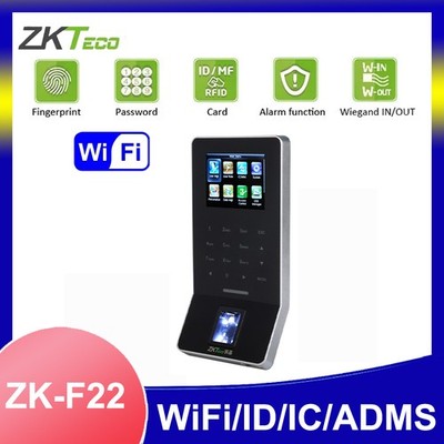 ZKTeco F22 WiFi Biometric Fingerprint Time Attendance Access Control Terminal