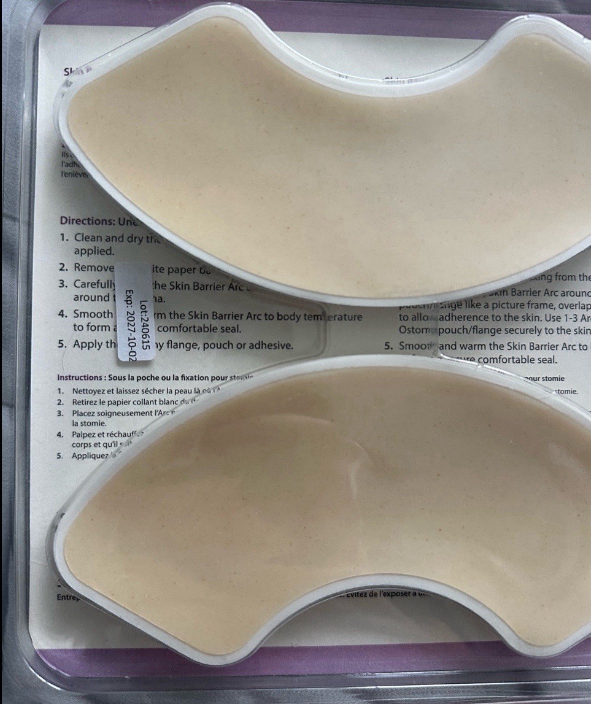 180 Safe N Simple X-Tra Wide Skin Barrier Arcs 30 Count, #SNS21130 Exp 2027