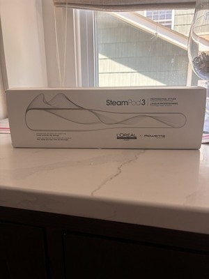 L'Oréal Professionnel SteamPod 3 Steam Hair Straightener, White, Electric