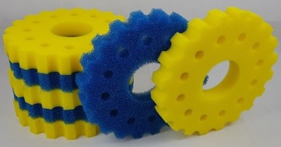 Pondlife Ersatz-Filterschwämme für Druckfilter - CPF-30000 3x blau (grob), 4x ge