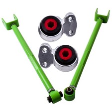 LH RH Rear Control Arms Camber Kit & Front Control Arm Bushings for BMW E46