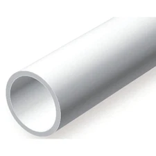 Evergreen Styrene Tube 6.30mm Dia (0.250")