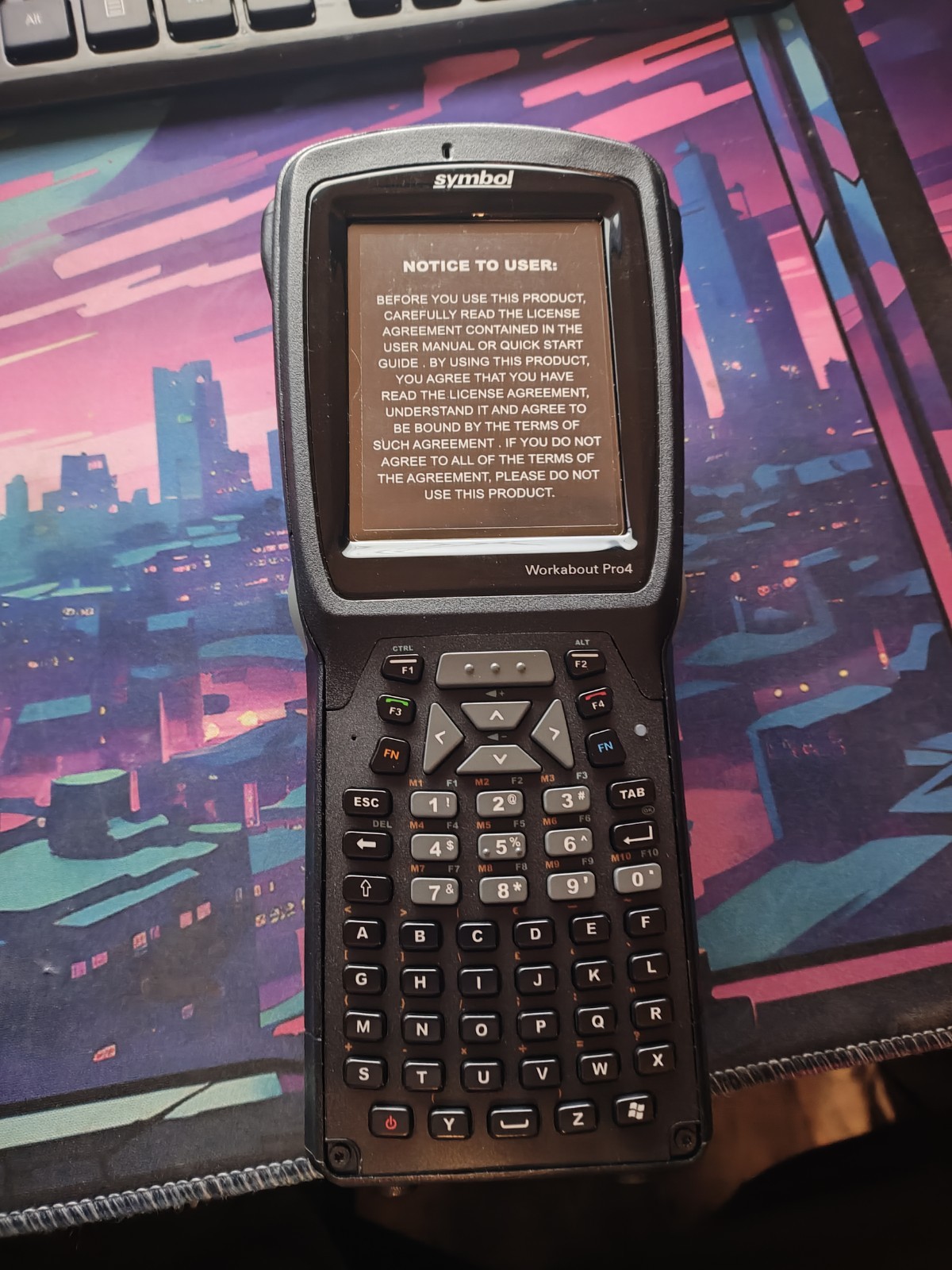 Motorola Symbol Workabout PRO4 7528X Handheld Barcode Scanner w/ Docking Station