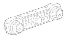 HEATER CLIMATE TEMPERATURE CONTROL 2015-2019 CHEVROLET SILVRDO25