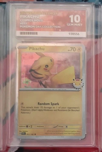 Pikachu 051/162 30th Anniversary Stamped 2026 Pokemon Day Promo - ACE 10 Perfect