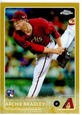 2015 Topps Chrome - Archie Bradley #96 Gold Refractor /50 (RC)
