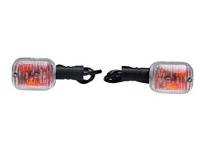 Pair Of 2 Transparent Direction Indicator Arrows For Italjet Formula 50 / 125 CC