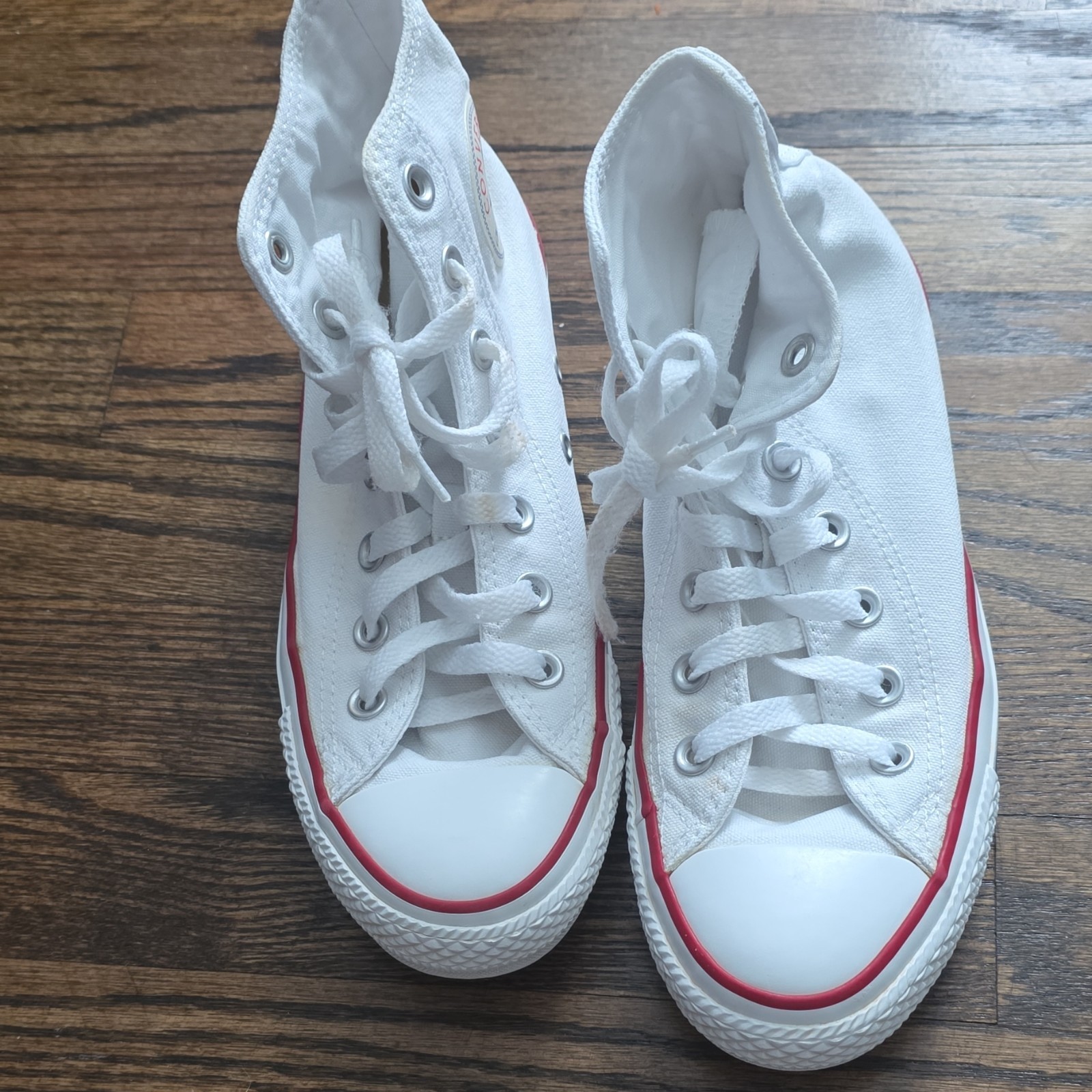 Converse Chuck Taylor All Star High Top White Canvas Men's Sneakers thumbnail 6