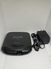 Sony Discman D-141 Portable CD Player W/Power Cord, TESTED AND WORKING 