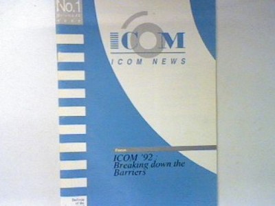ICOM 1992 : Breaking Down the Barriers. - in : Vol. 46 No.1 : ICON news : Bullet