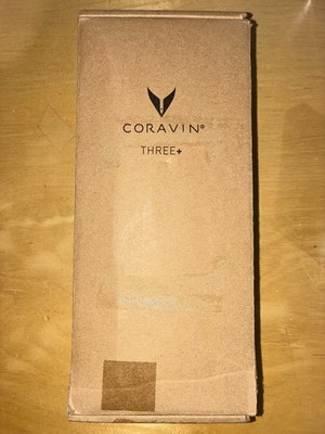Coravin Three Plus Wine Preservation System Black With 5 Extra Co2 Tanks