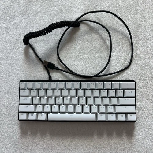 White RGB Special Edition Razer Huntsman Mini 60% Optical Gaming Keyboard