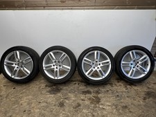 AUDI A6 C7 2011-2018 18" 5 TWIN 4x SPOKE ALLOY WHEELS8Jx18et39 4G0601025BL