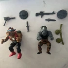 COMPLETE 1988 Bebop & Rocksteady VTG TMNT Ninja Turtles see description***