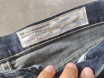 Neighborhood Rivet Savage Men's Denim Jeans, Narrow S, 12 AW | eBay
