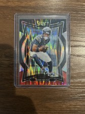 2024 Panini Select - Concourse Rome Odunze #3 Black & Red Shock Prizm (RC)