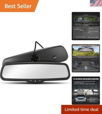 Universal Fit Auto-Dimming Rear View Mirror Monitor - HD Clarity Safety