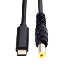NFHK Type C USB-C Input to DC 5.5  2.5mm Power PD Charge Cable for Black