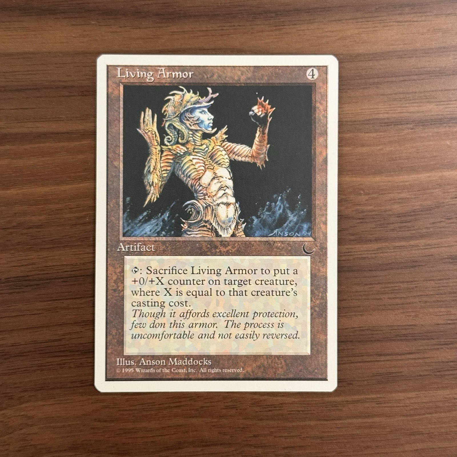 Living Armor NM Chronicles 1995 Magic the Gathering Card MTG