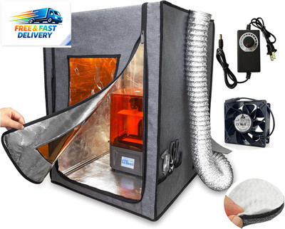 Multifunctional 3D Printer Enclosure W/Adjustable Ventilation Kit Eliminate Odor