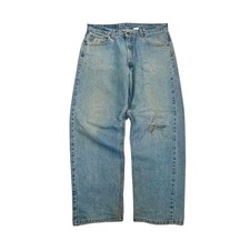 90s Levi's 565 Wide Leg USA-Made W36 Wide Denim Jeans
