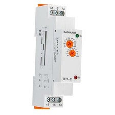 Multifunction Time Relay 16A DIN Rail Timer Relay, AC/DC 12  240V 12-240VAC/DC
