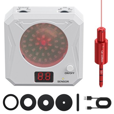 1pc 223rem 2-in-1 dry-fire laser trainer + 1pc laser electronic target