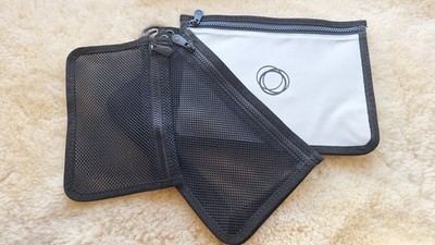Bugaboo Changing Clutch Bag In Light Grey Mesh Set Of 3 