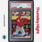 2018 TOPPS UPDATE #US285 SHOHEI OHTANI ROOKIE DEBUT RC ROOKIE PSA 9