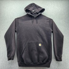 Carhartt Hoodie Sweatshirt Mens Medium Brown Pullover Kangaroo Pocket Logo